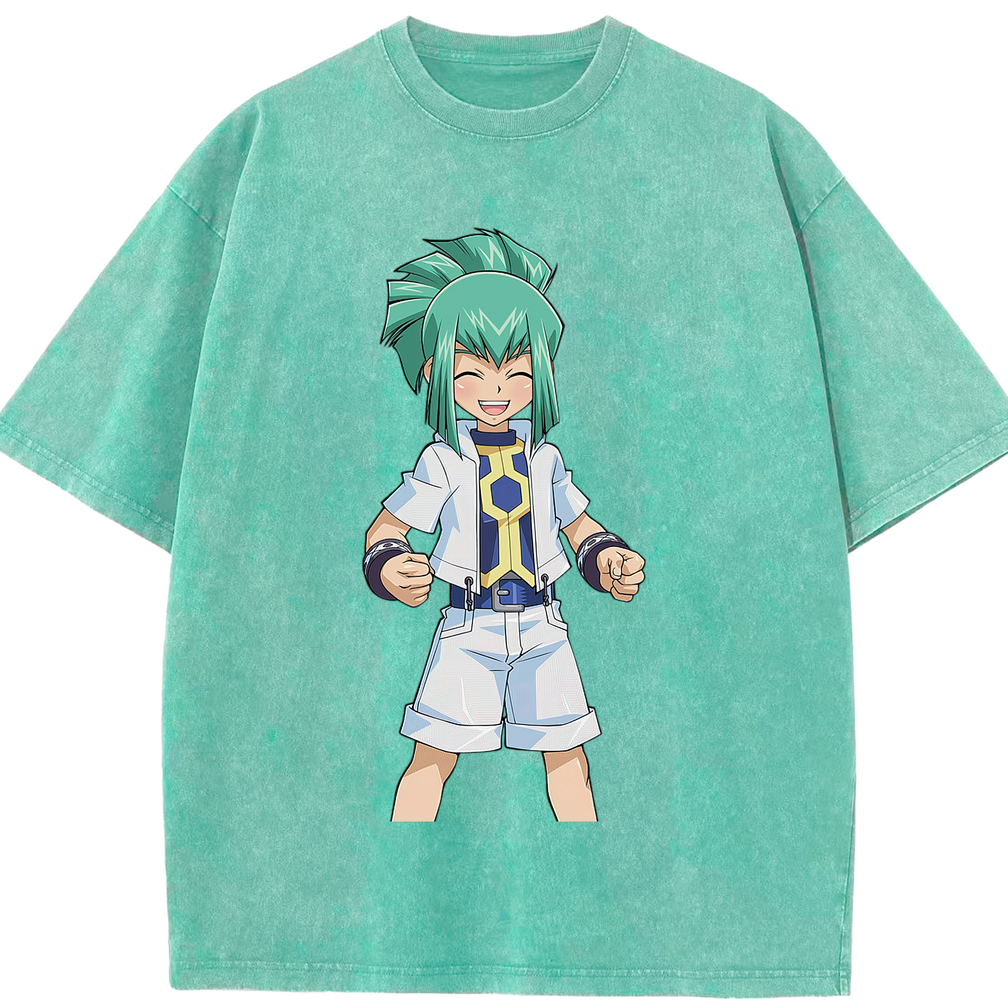 （画像用） 遊☆戯☆王 Yu-Gi-Oh! 綿100% ヴィンテージ風 半袖Tシャツ（フロントプリント）